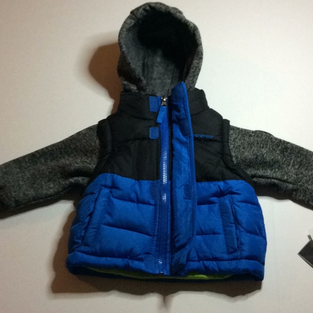 Weatherproof  Jacket 12M Royal Blue Black NWT
